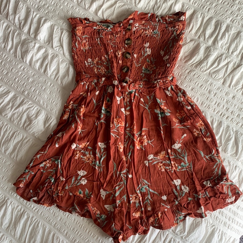 American Eagle Strapless Romper | XS
